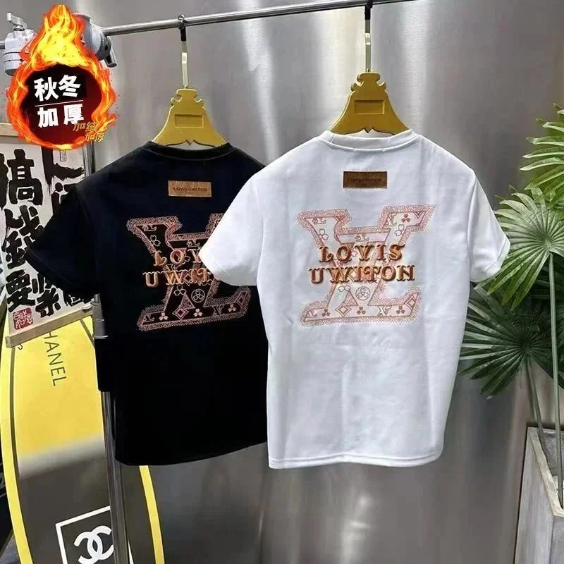 Louis Vuitton T-shirt For Men Black White