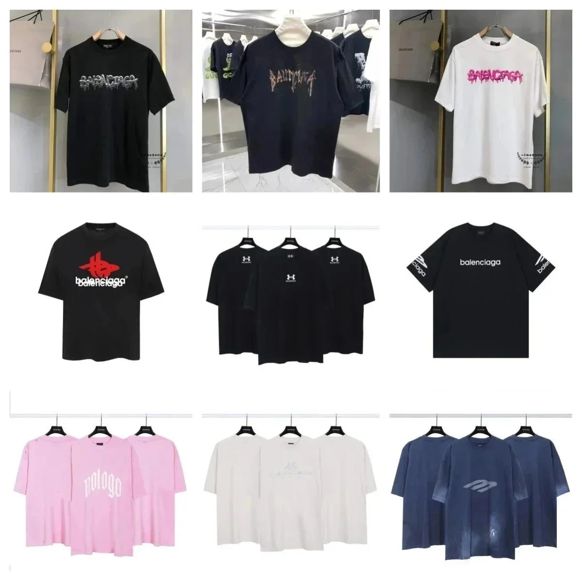 Balenciaga White Men's T-shirt