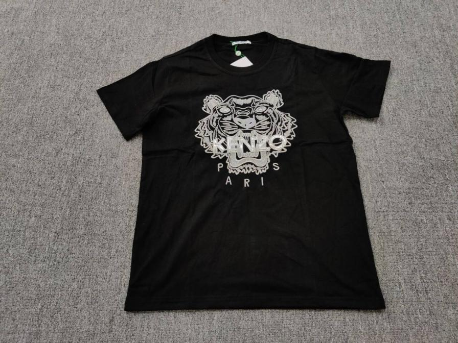 Kenzo Tiger Head-print T-shirt Black