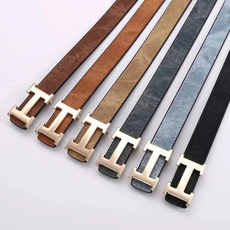 Ancre belt buckle &Reversible leather strap