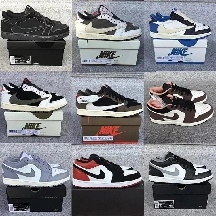 Jordan X Travis Scott Air Jordan 1 Low Sneakers