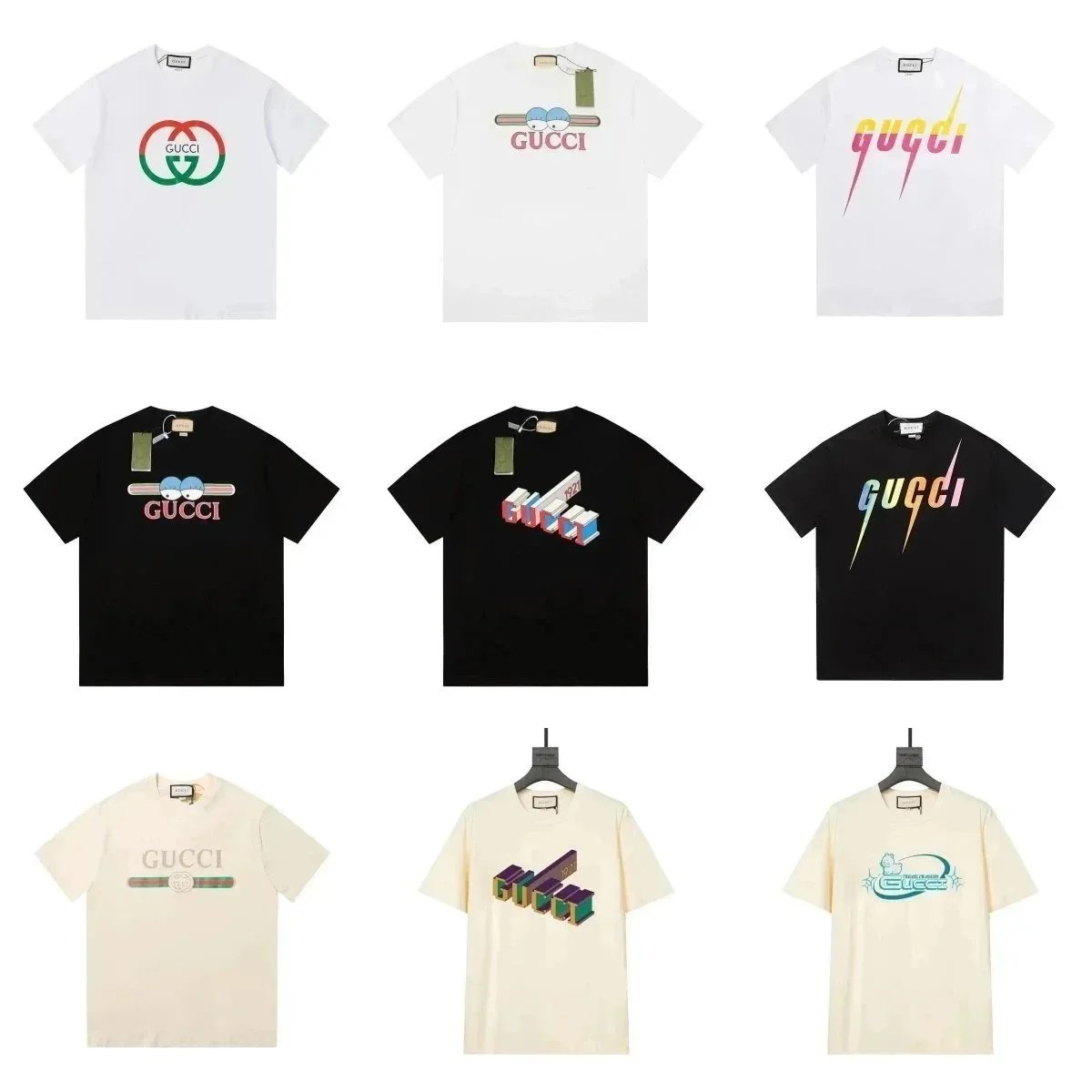 Gucci Mens Gucci Blade Cotton T-shirt