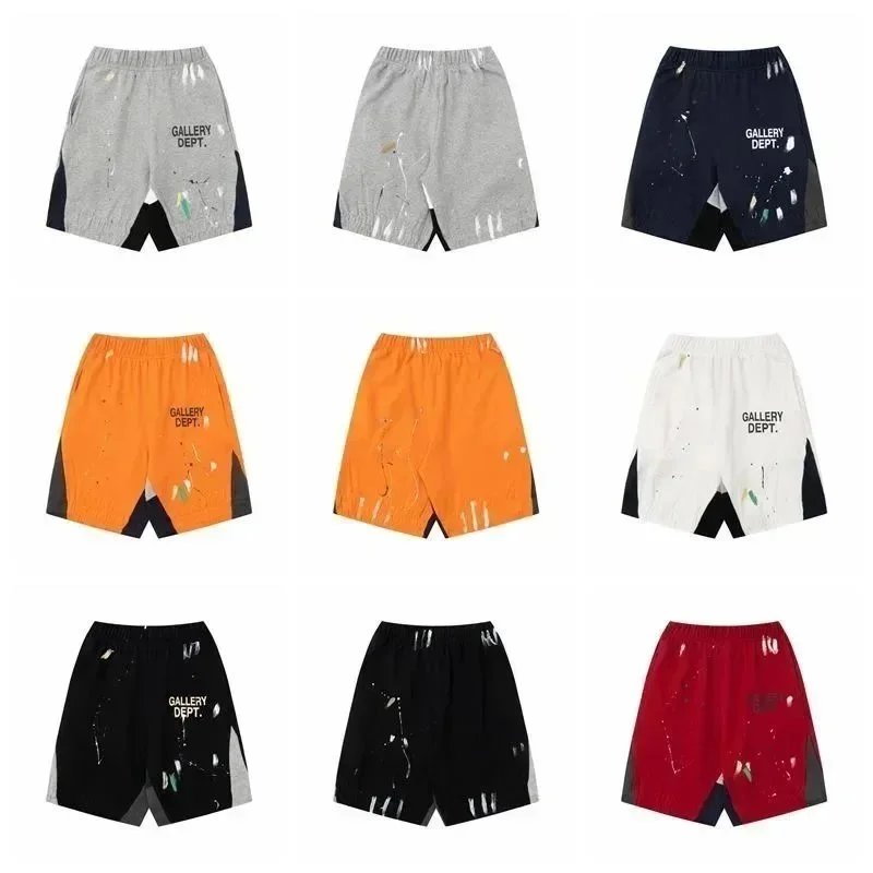 Gallery Dept.Ink Splashing Graffiti Classic Alphabet Printed Sweatpants Straight