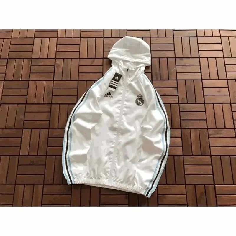 Mens Adidas Real Madrid Graphic Windbreaker Jacket