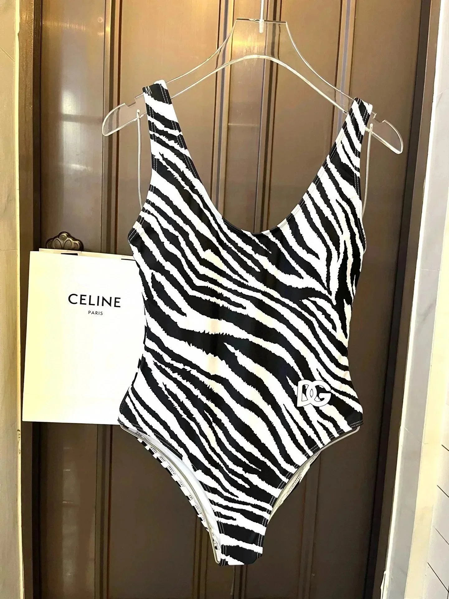 Zebra Print Swimsuit