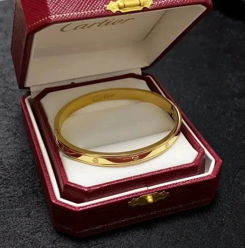 Exquisite 18k Gold Thin bangle bracelets -Unisex Narrow Edition with High-Quality Craftsmanship