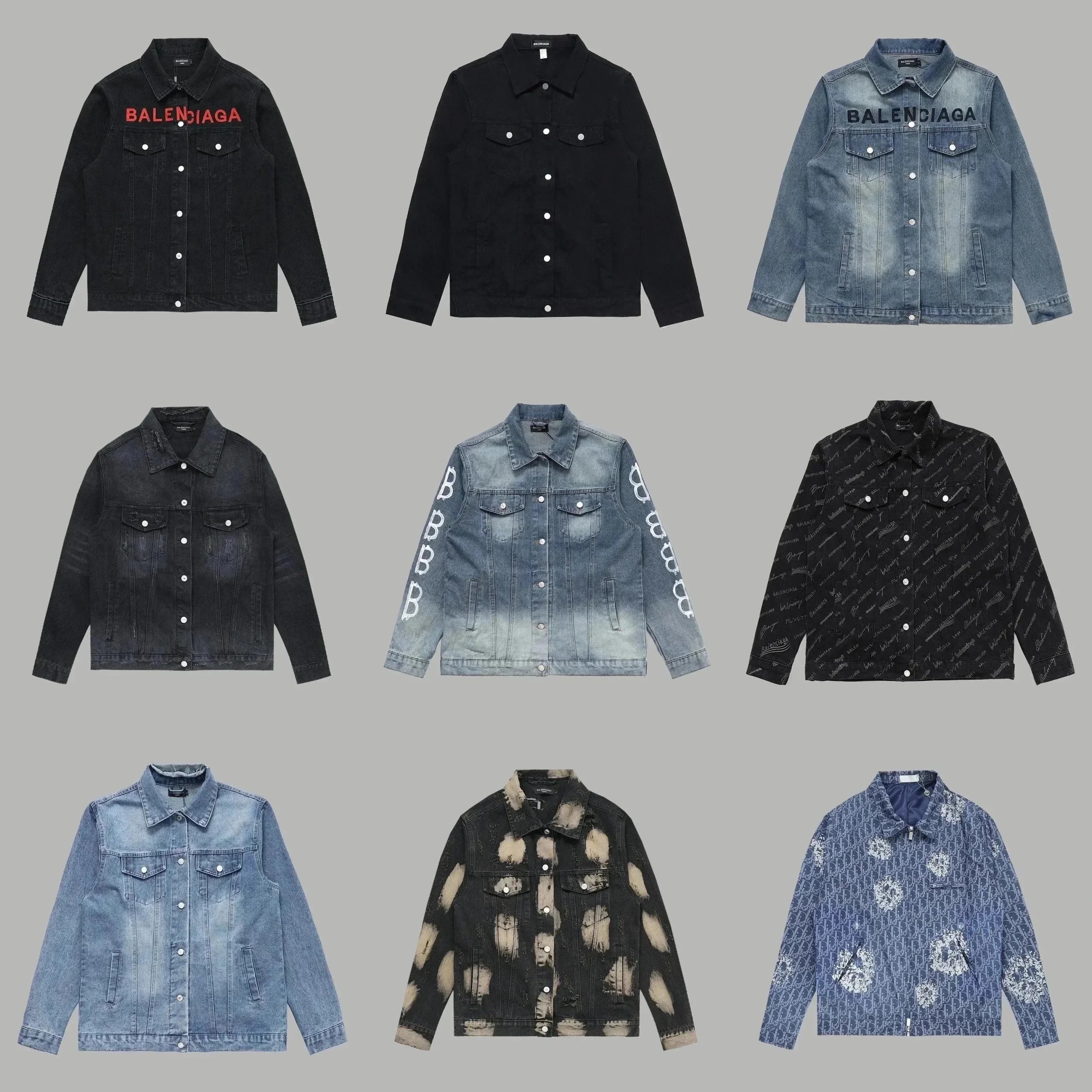 Balenciaga BLCG LENCIA Denim Jacket
