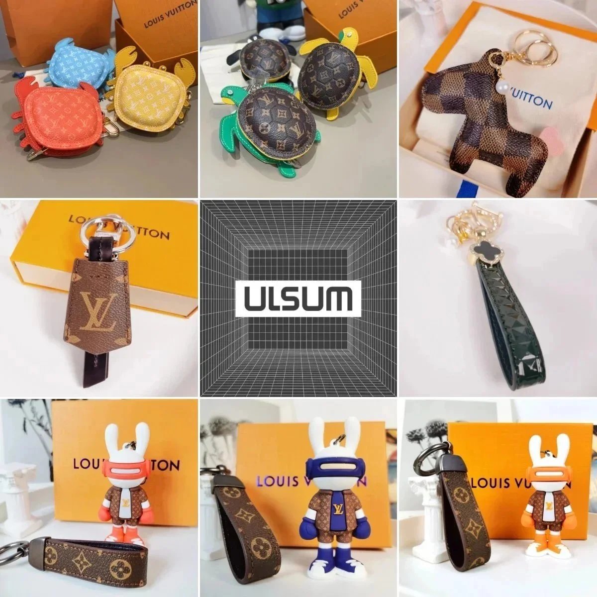Louis Vuitton Animal Keychains and Accessories Collection