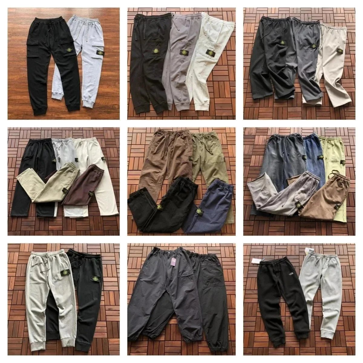 Stone Island Cargo Pants Men's Casual Joggers Sweatpants
