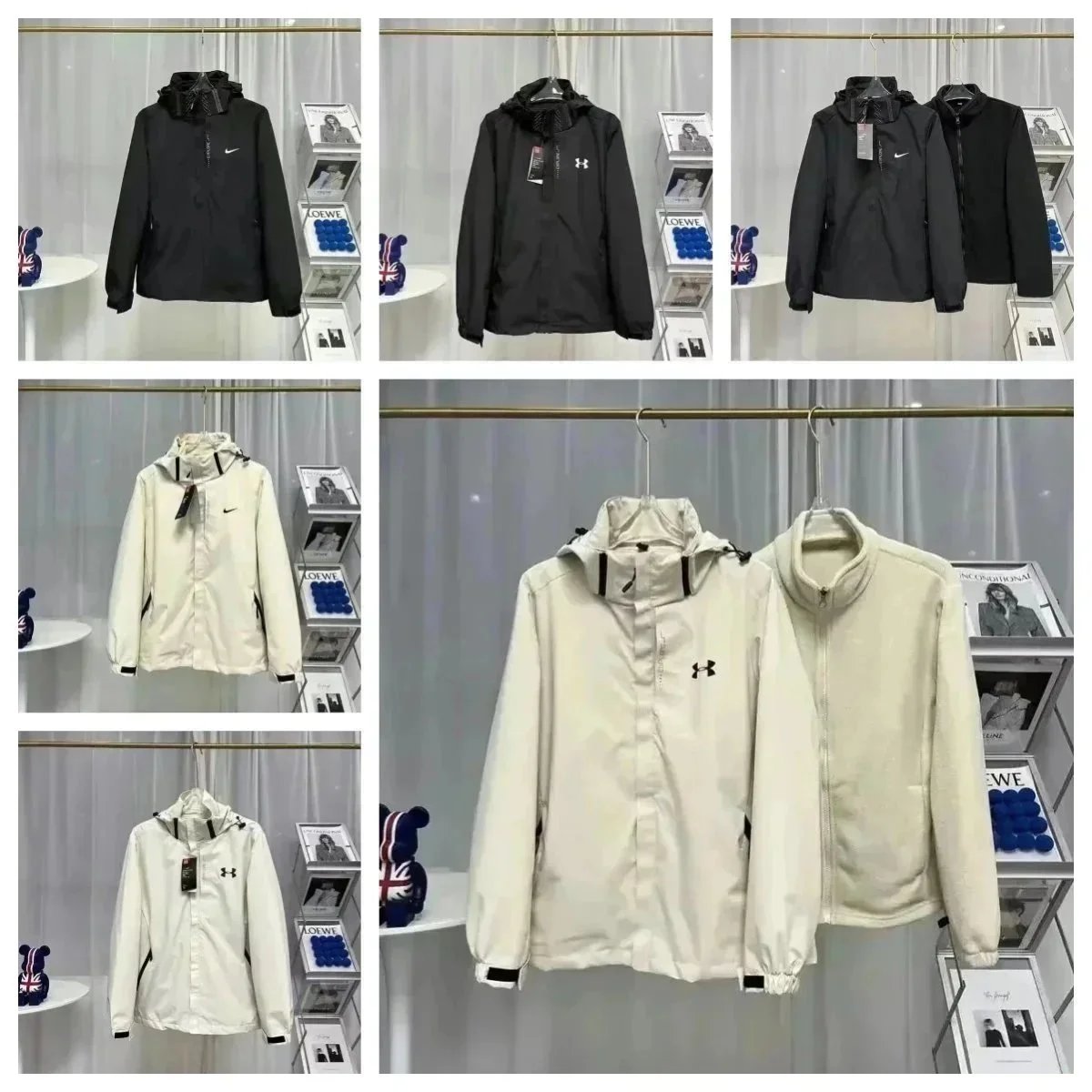 Nike Women's Windbreaker Jacket Lightweight Hooded Sport Coat