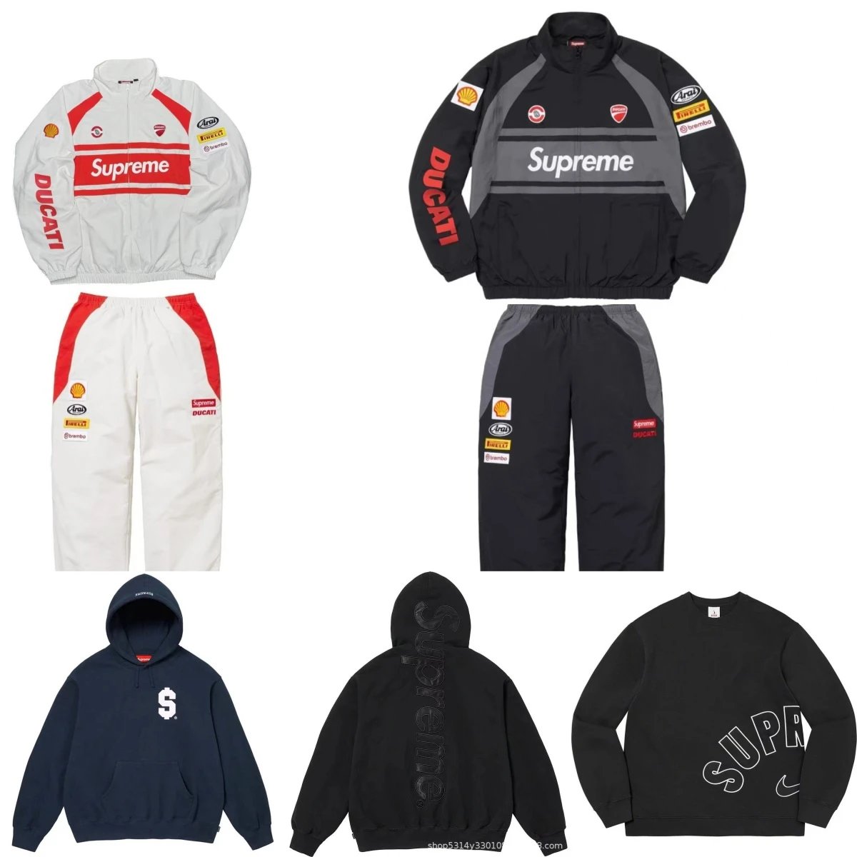 Supreme x Ducati Racing Track Suit and Hoodies Collection