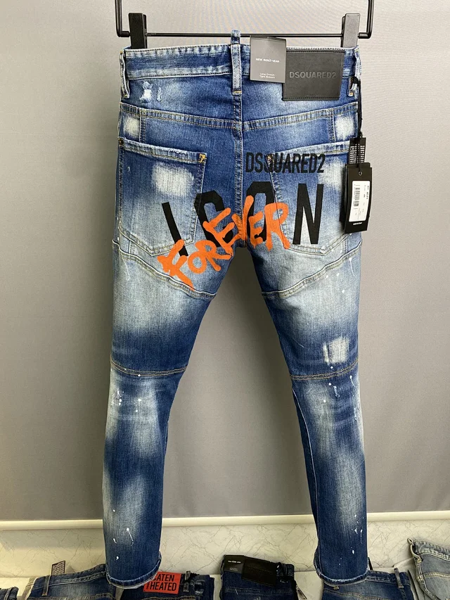 DSQUARED2 I Love Forever Graphic Denim Jeans for Men