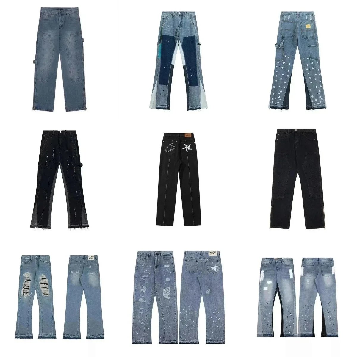 Gallery Dept Denim Jeans for Men and Women