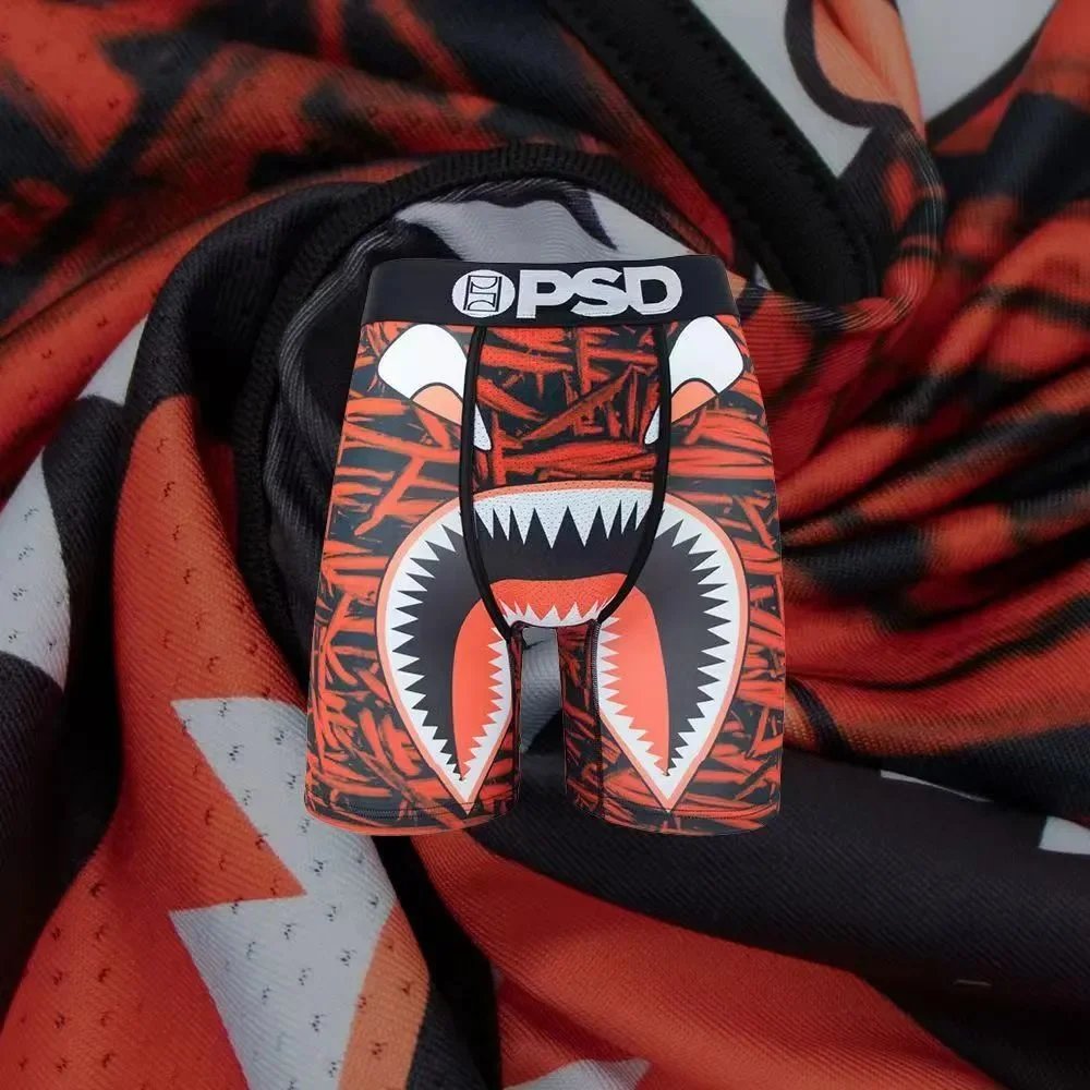 PSD Monster Print Boxer Briefs Men's Underwear