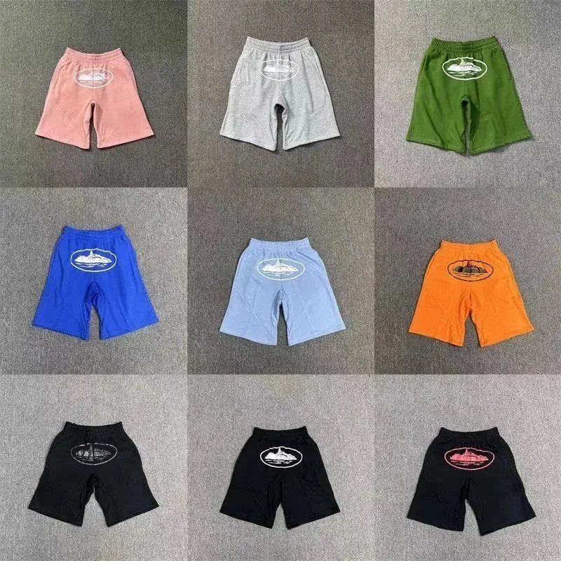 Casual Cotton Shorts with Logo Design for Men and Women
