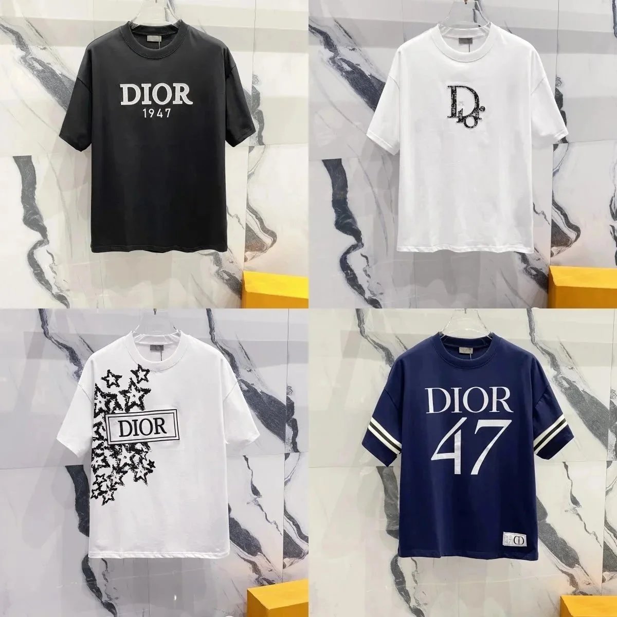Dior 1947 Logo T-Shirt for Men and Women