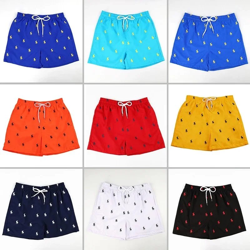Polo Ralph Lauren Men's Classic Fit Swim Trunks with Pony Logo