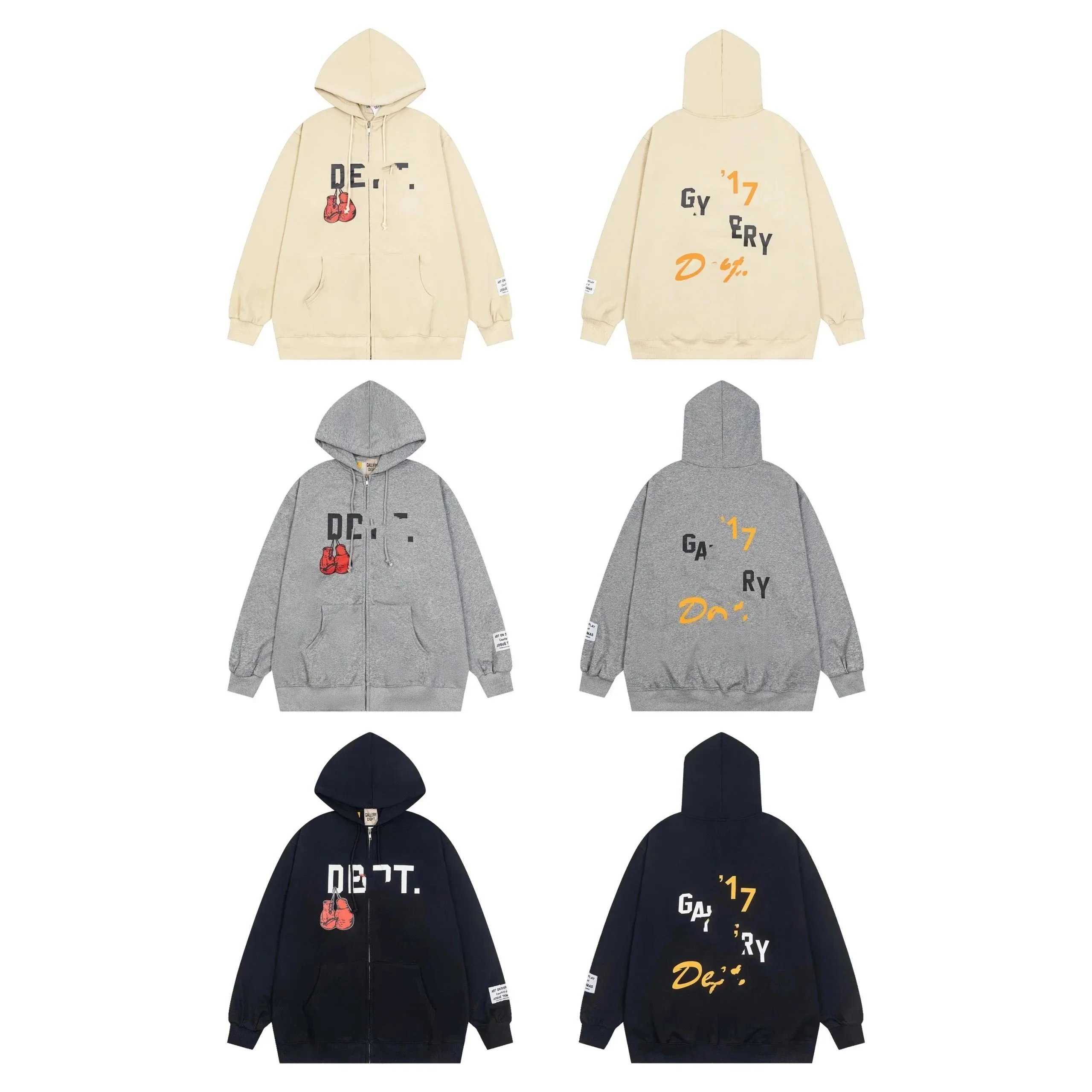 DEPT. '17 GALLERY Zip-Up Hoodie