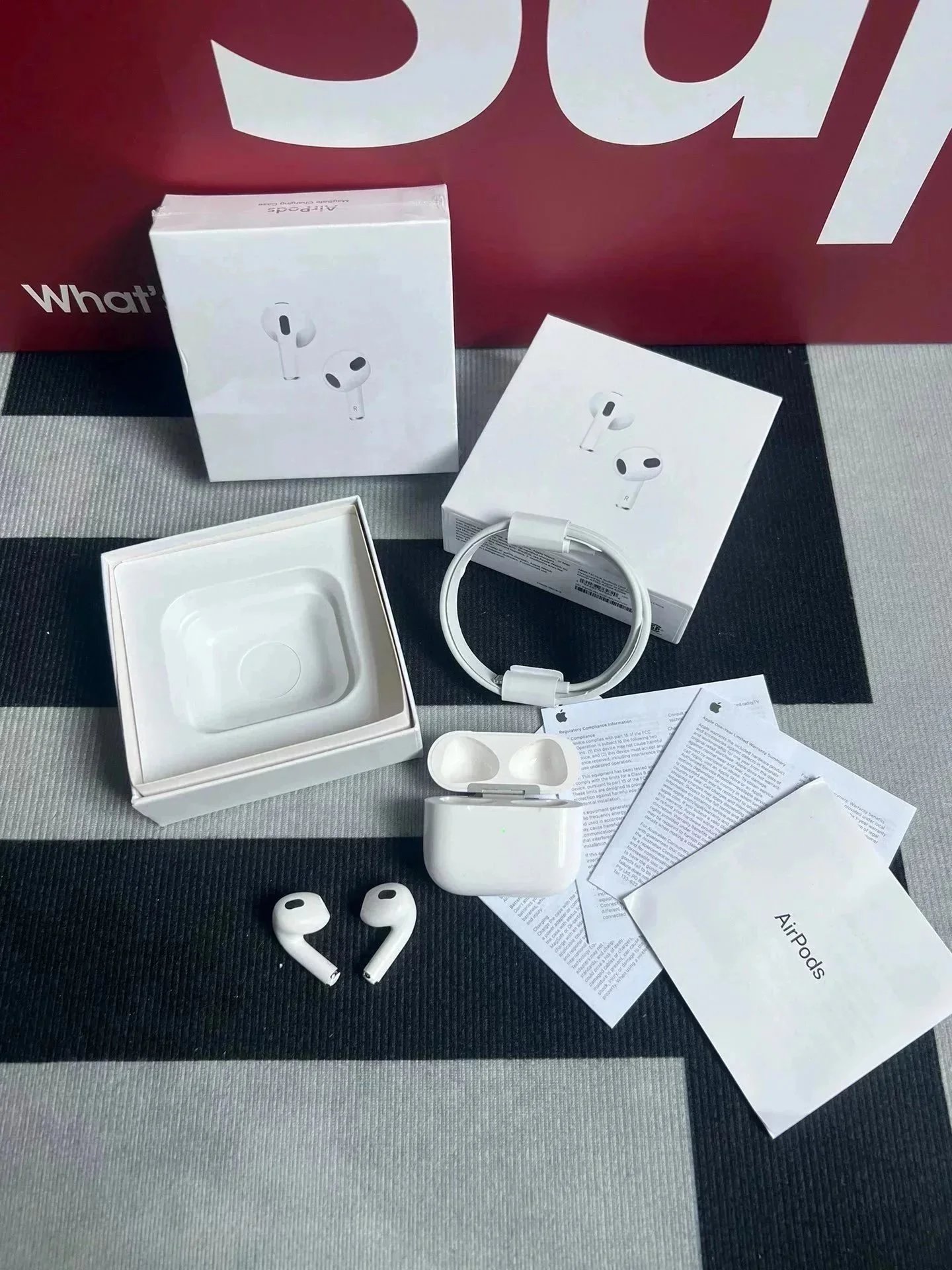 Apple AirPods Wireless Earphones with Charging Case