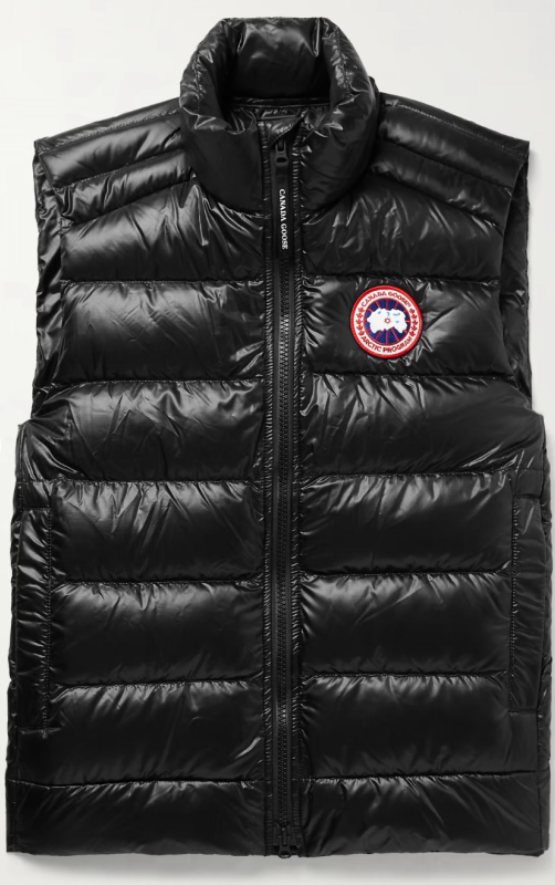 Canada Goose Black Down Vest Men's Winter Warm Puffer