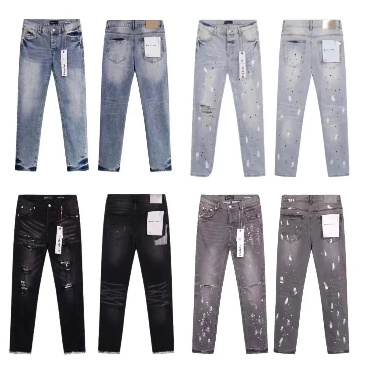 Stylish Distressed Skinny Jeans for Men and Women