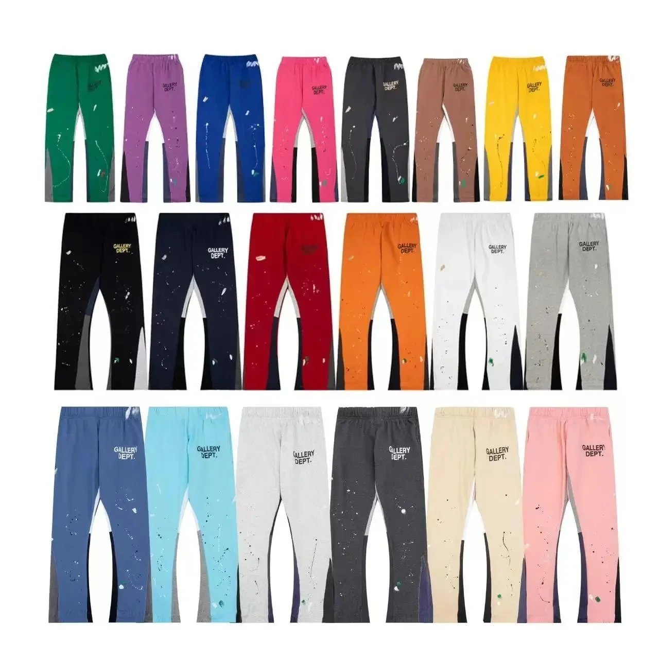 Gallery Dept Paint Splatter Joggers in Multiple Colors