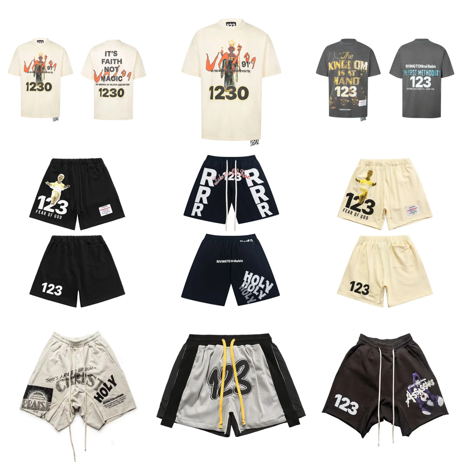 1230 Brand Religious Streetwear T-Shirts and Shorts Collection