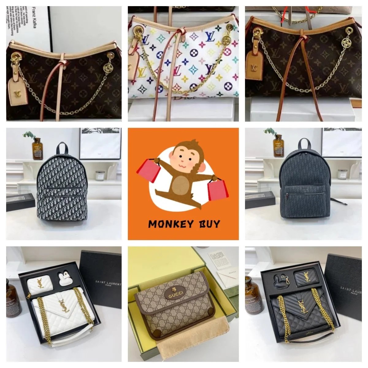 Luxury Designer Handbags and Backpacks from Louis Vuitton, Gucci, YSL, Dior