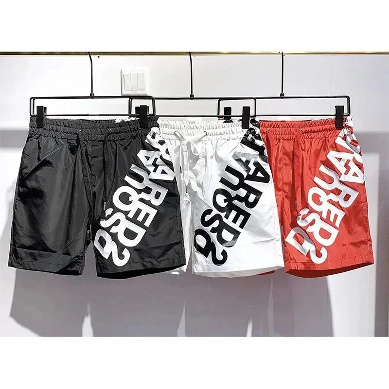 A&F Men's Sport Shorts with Bold Logo Design