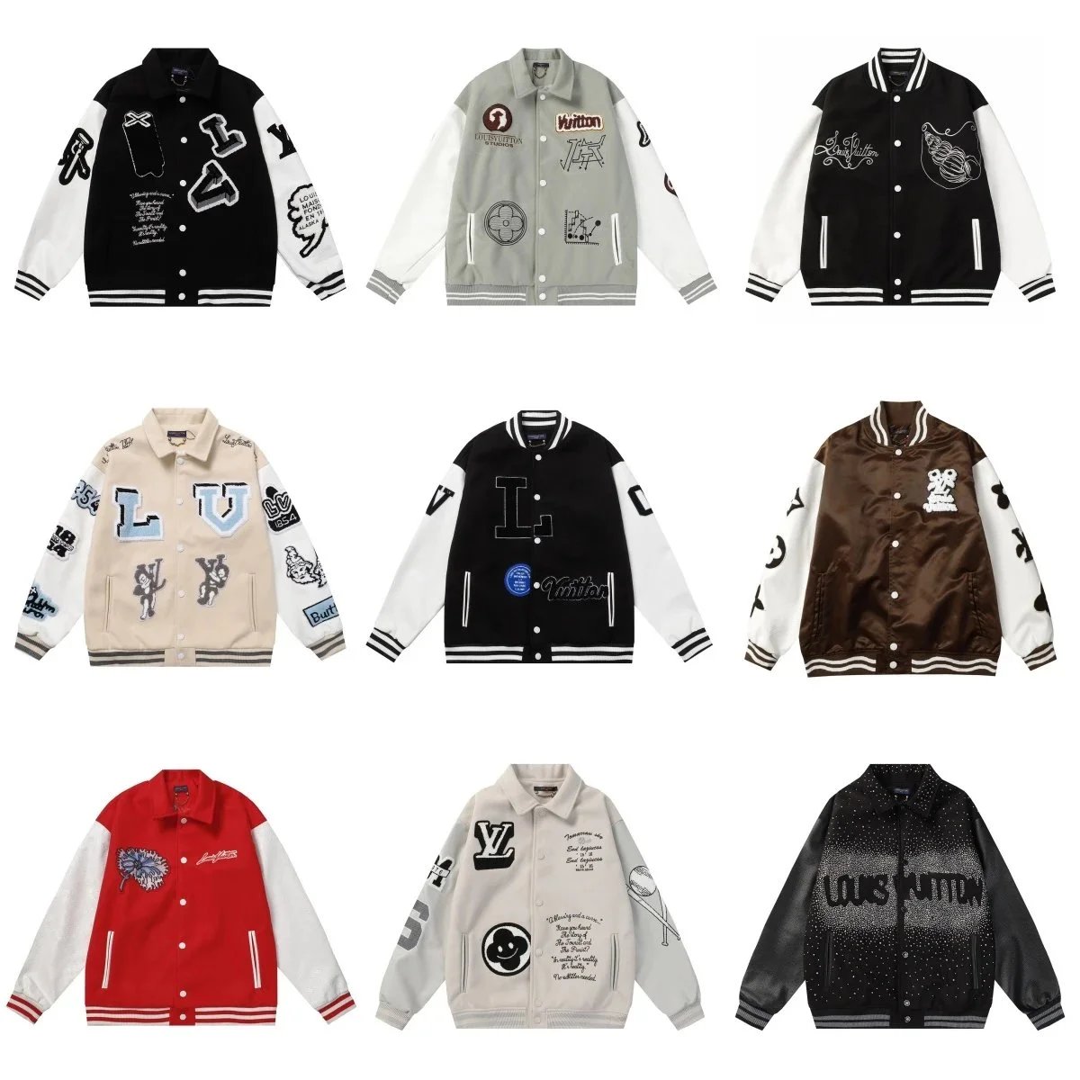 Louis Vuitton Men's Letterman Jackets Collection