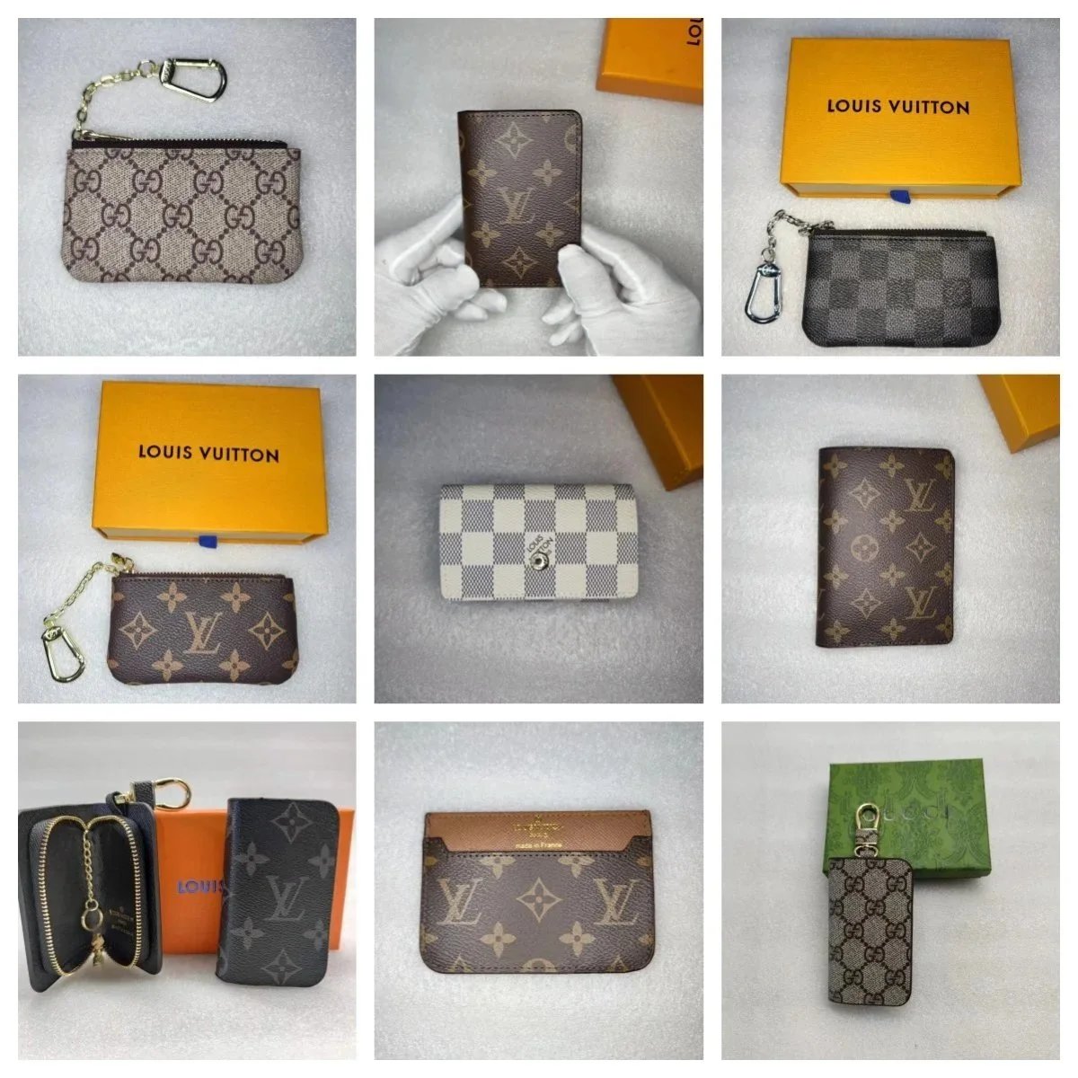 Louis Vuitton Monogram Canvas Coin Purse with Key Chain