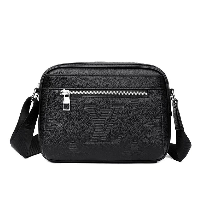 Louis Vuitton Monogram Black Crossbody Bag for Men and Women