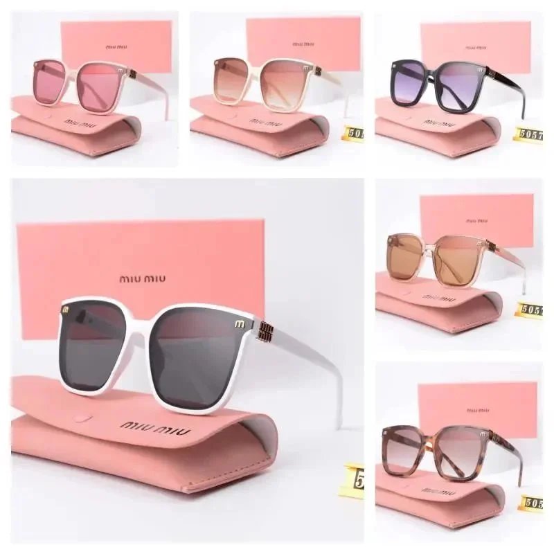 Miu Miu Square Sunglasses for Women Fashionable UV Protection Eyewear