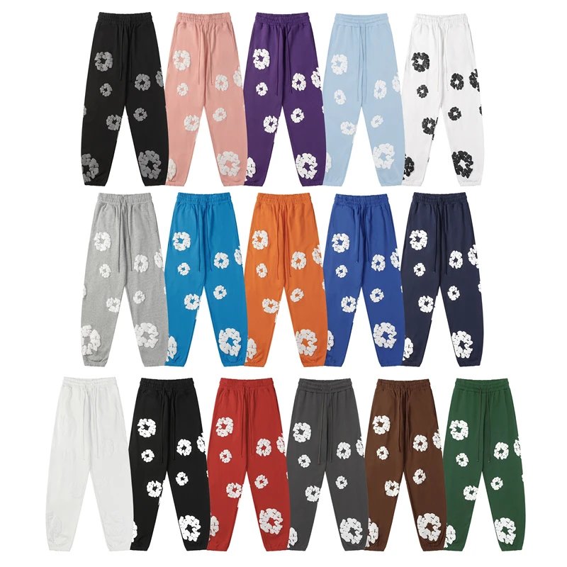 Floral Print Comfort Pants for Women and Men