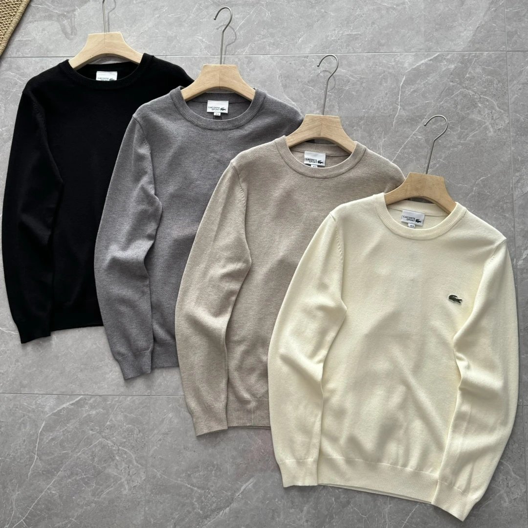 Lacoste Men's Classic Crewneck Sweater in Multiple Colors