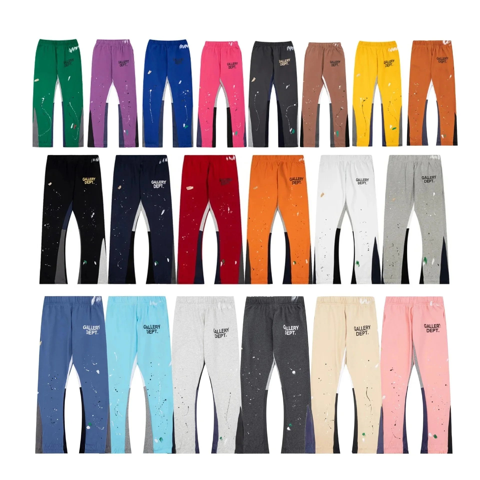 Gallery Dept Paint Splatter Joggers - Colorful Streetwear Pants