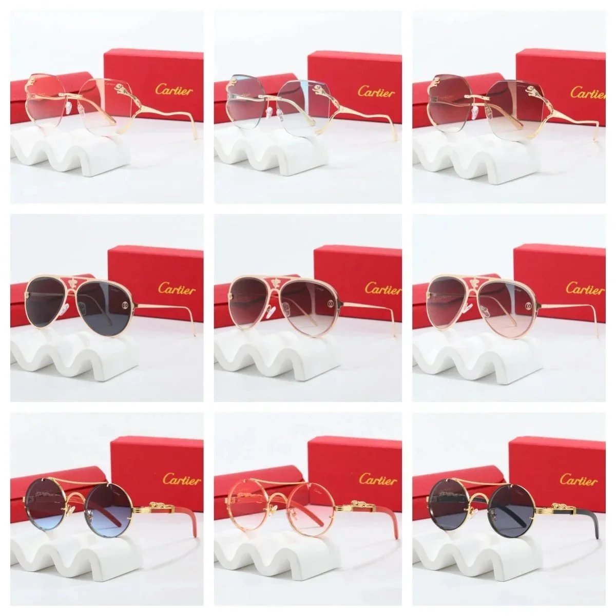 Cartier Sunglasses Fashion Designer Eyewear for Women Men