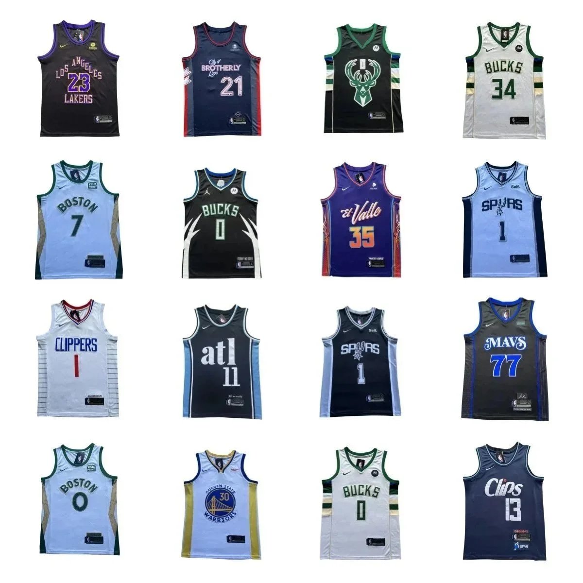 Official NBA Team Jerseys for Men Women Kids