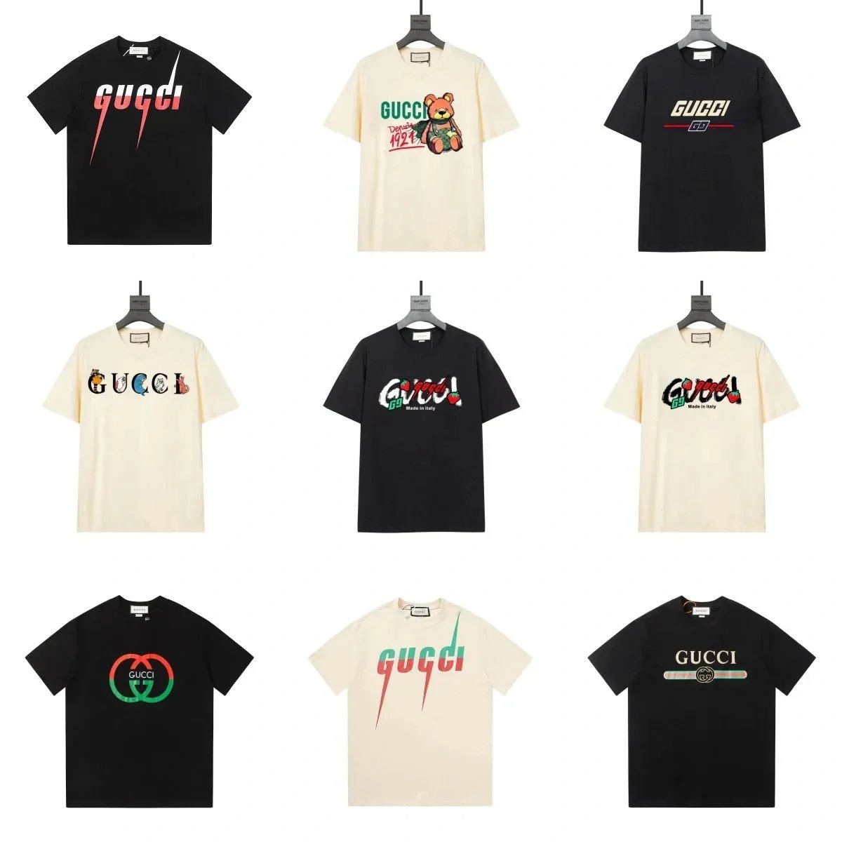 Gucci Men's Graphic T-Shirts Collection | Premium Fashion Tees