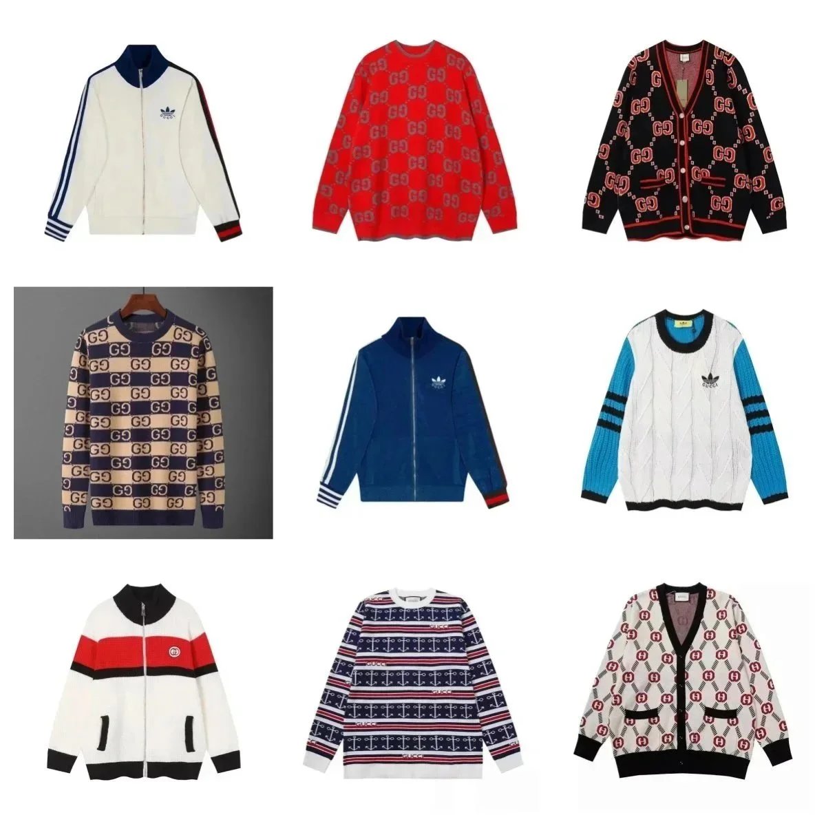 Gucci GG Logo Knit Sweaters and Cardigans for Men and Women