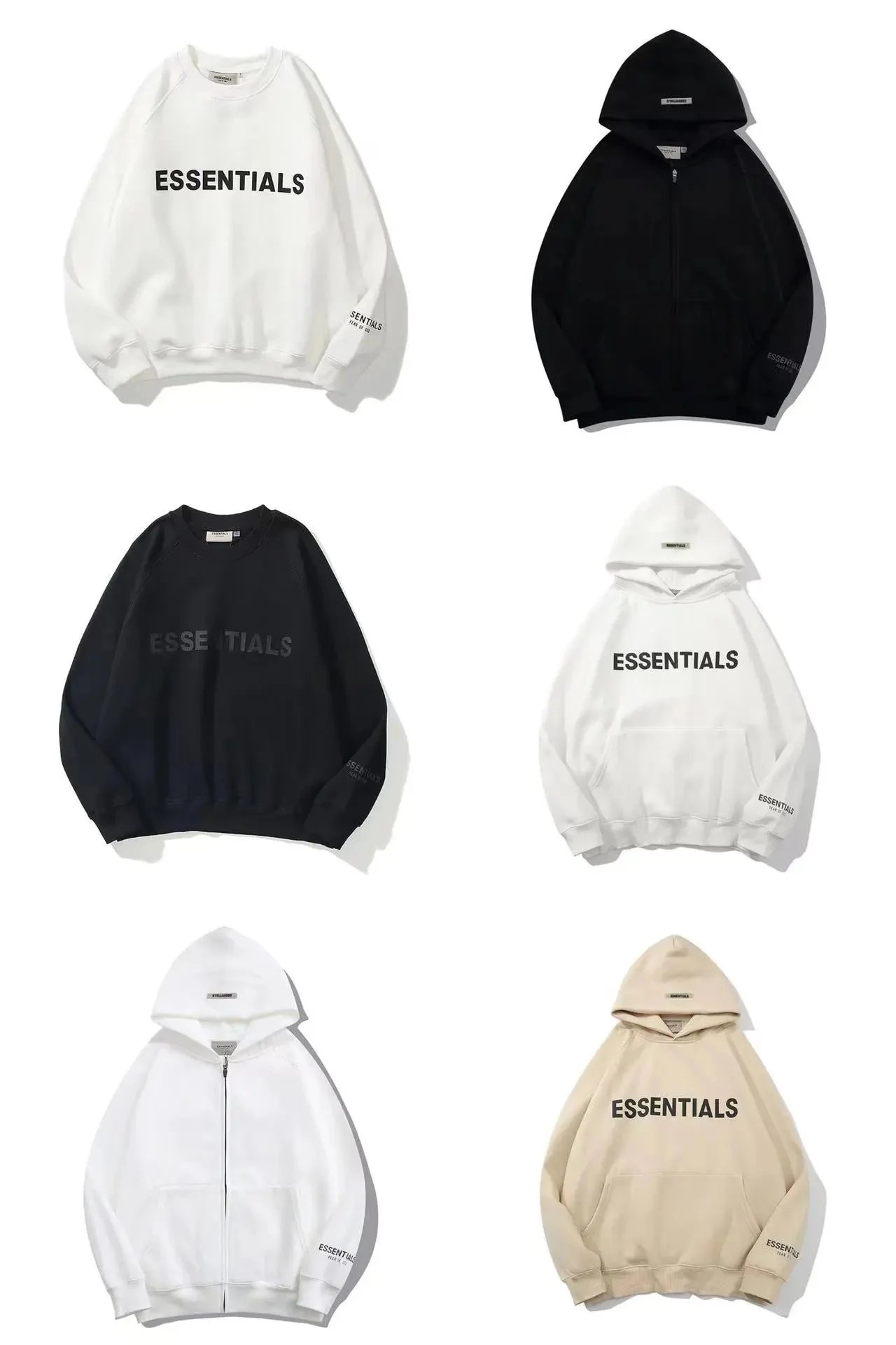 Essentials Hoodies and Sweatshirts for Men Women - Minimalist Streetwear