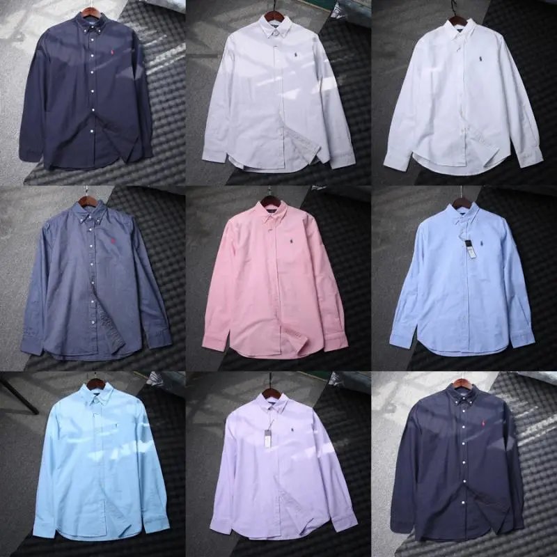 Polo Ralph Lauren Men's Classic Fit Oxford Shirt Long Sleeve Button Down