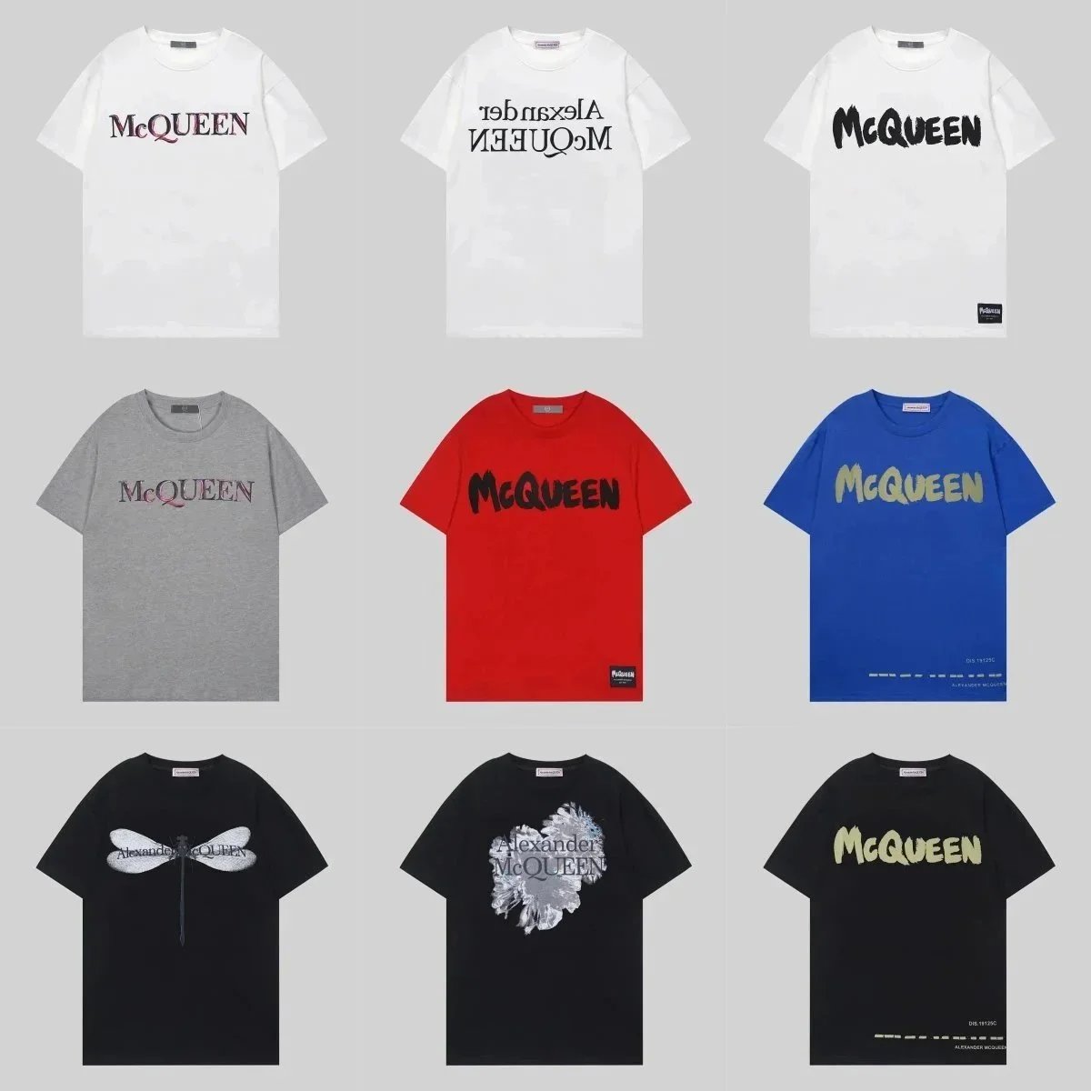 Alexander McQueen Logo T-Shirt Collection - Premium Streetwear