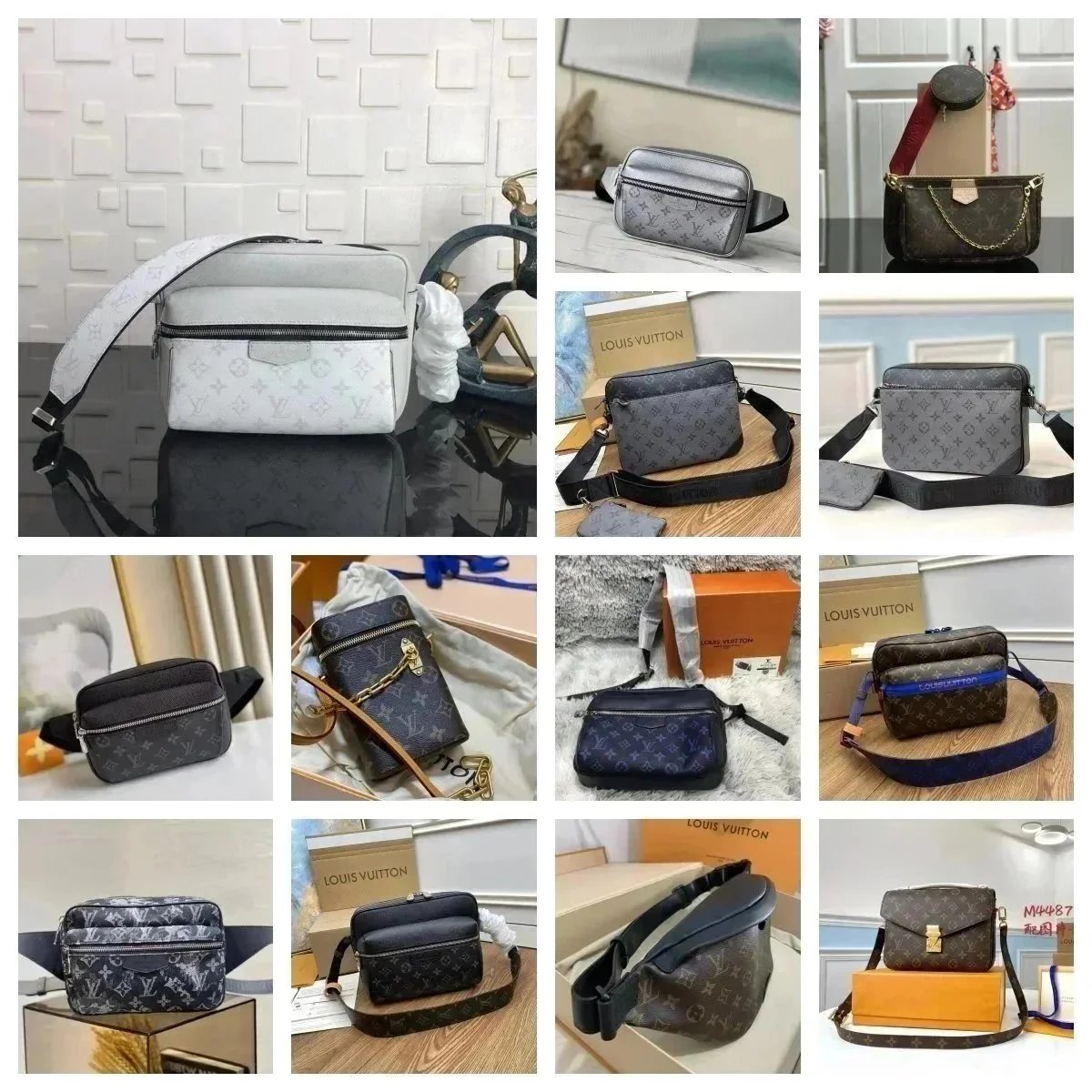 Louis Vuitton Monogram Crossbody Bag for Women Fashion Shoulder Bag