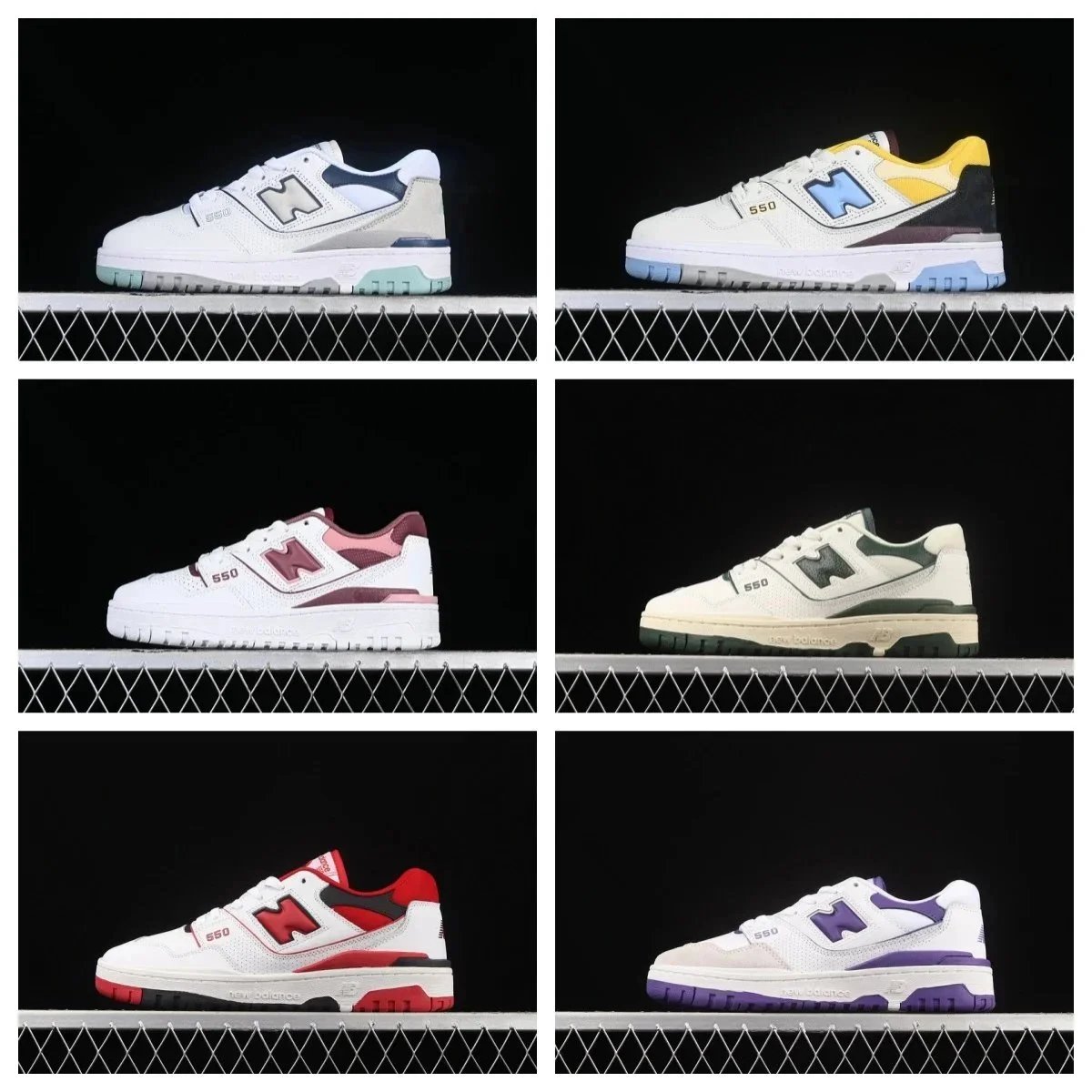New Balance 550 Sneakers Men Women Fashion Casual Shoes