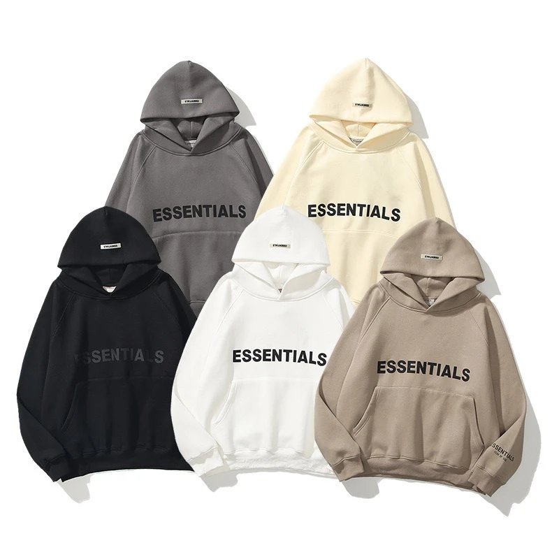 Essentials Hoodie Sweatshirt Unisex Oversized Logo Pullover