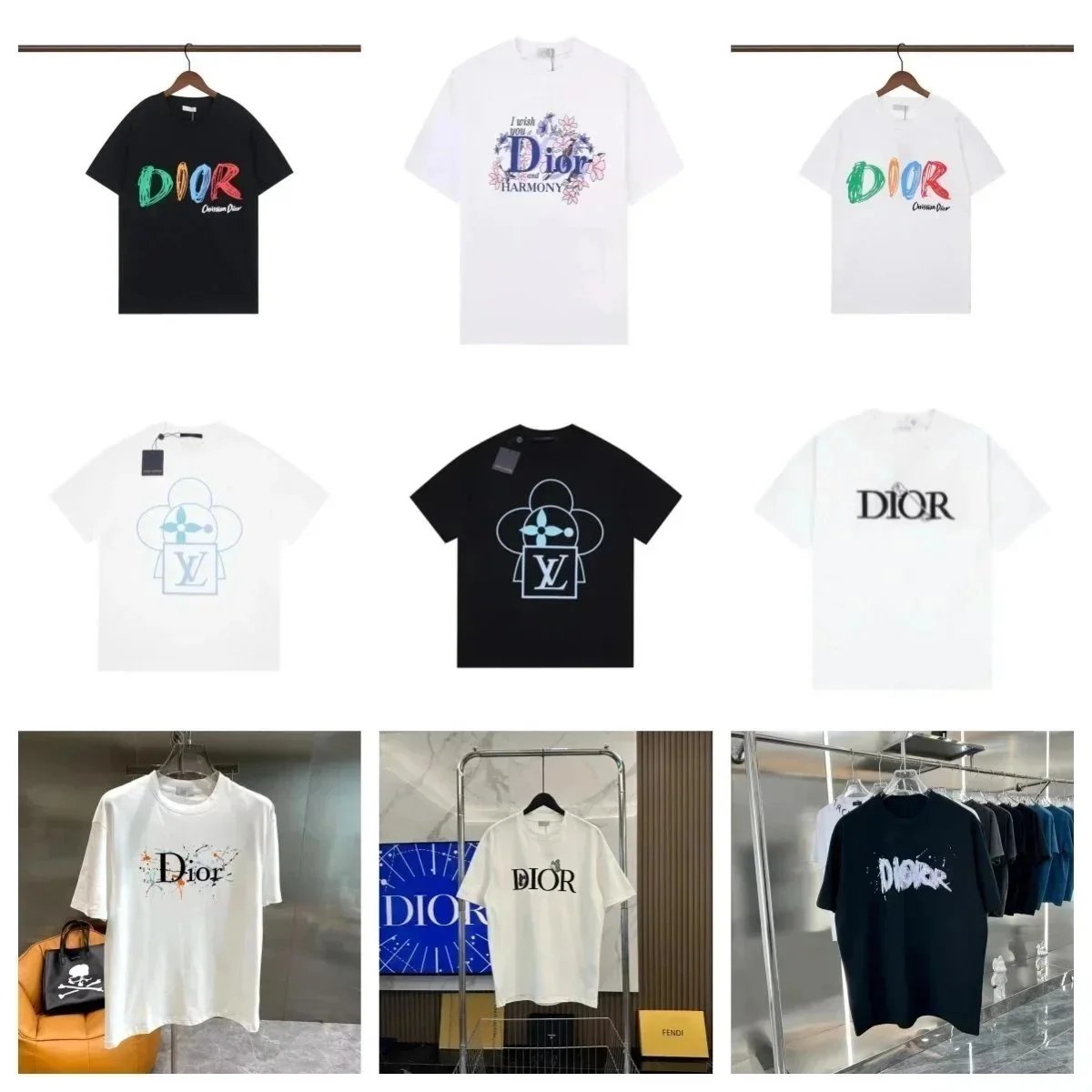 Dior T-Shirts Collection - Luxury Fashion Brand Tees