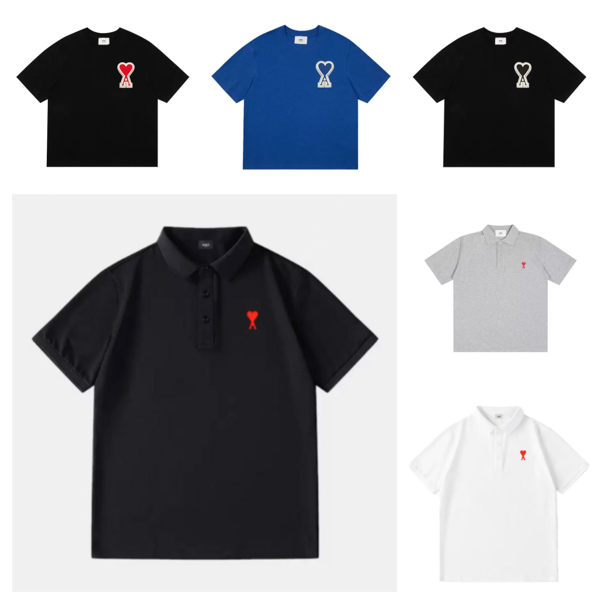 BAPE Heart Logo T-Shirt and Polo Shirt Collection