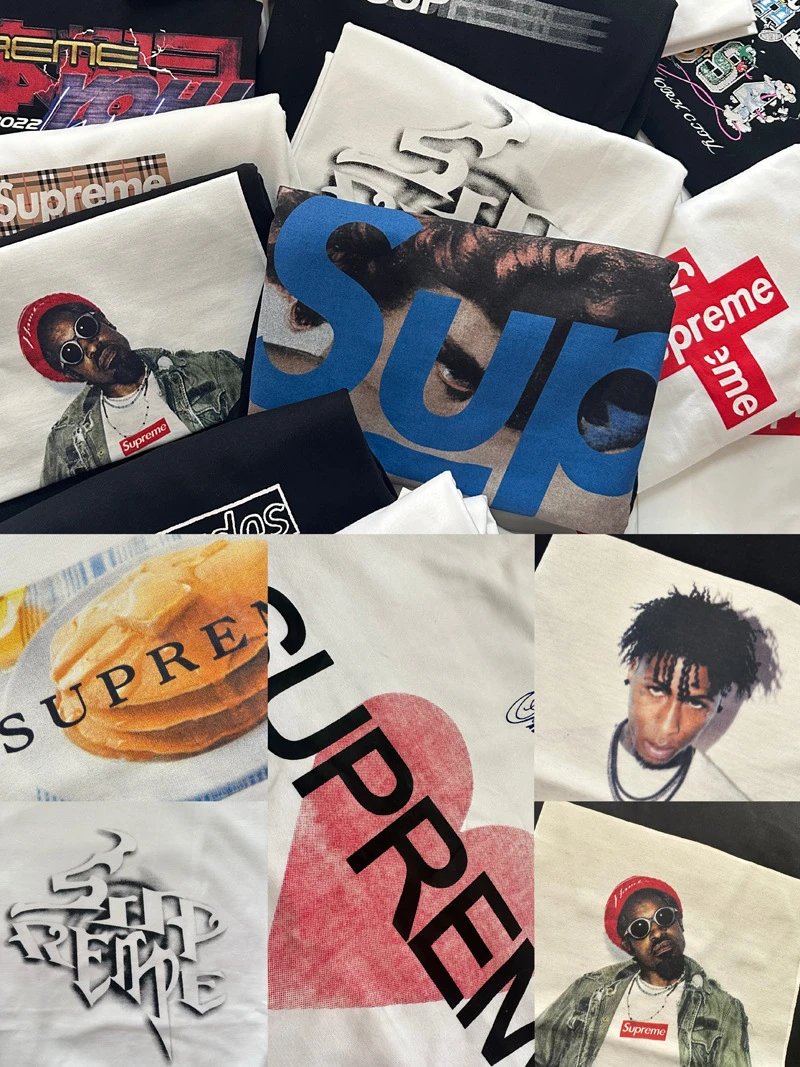 Supreme T-Shirts Collection - Streetwear Fashion Essentials
