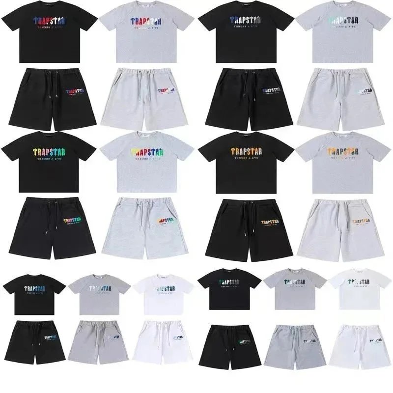 TRAPSTAR Men's Casual T-Shirt and Shorts Set